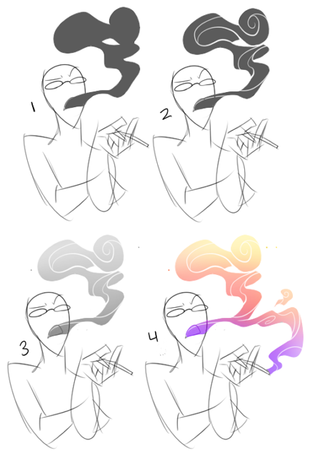 434x644 Windycube Tumblr - Smoke Drawing Tumblr