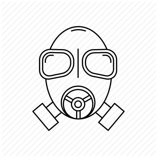512x512 gas, harmful gas, mask, protection, safety, smoke mask, toxic gas icon - Smoke Mask Drawing