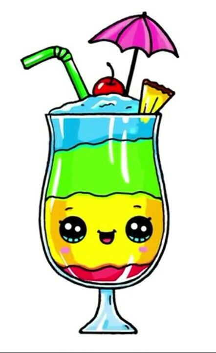 442x720 a nice smoothie drawings cute kawaii drawings, kawaii drawings - Smoothie Drawing