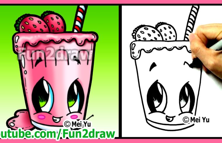760x490 How To Draw Easy Things Fruit Smoothie + Funny Extra Drawing - Smoothie Drawing