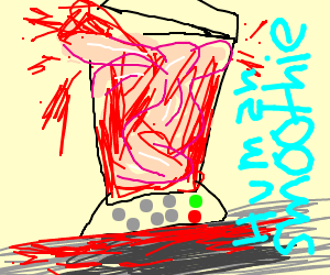 300x250 Person In A Blender, Human Smoothie Drawing - Smoothie Drawing