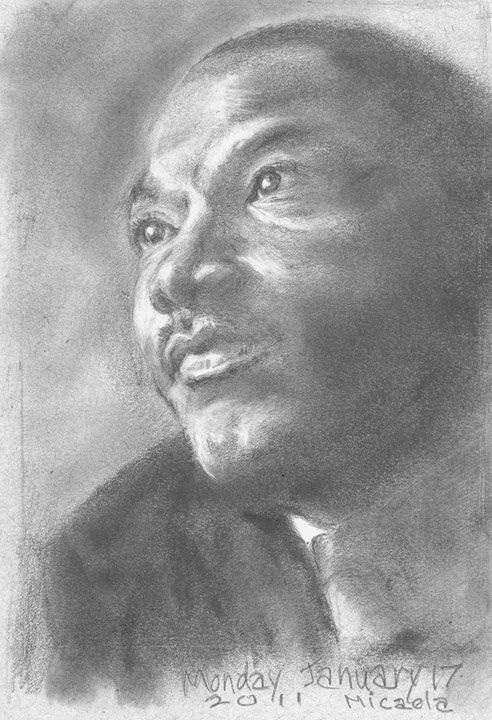 492x720 face mlk jr january micaela marsden - Smudging Drawing