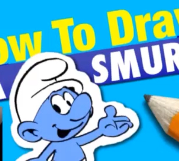 600x540 How To Draw A Smurf, Easy Step - Smurf Drawing
