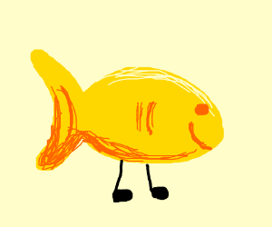 300x250 the snack that walks away goldfish! drawing - Snack Drawing
