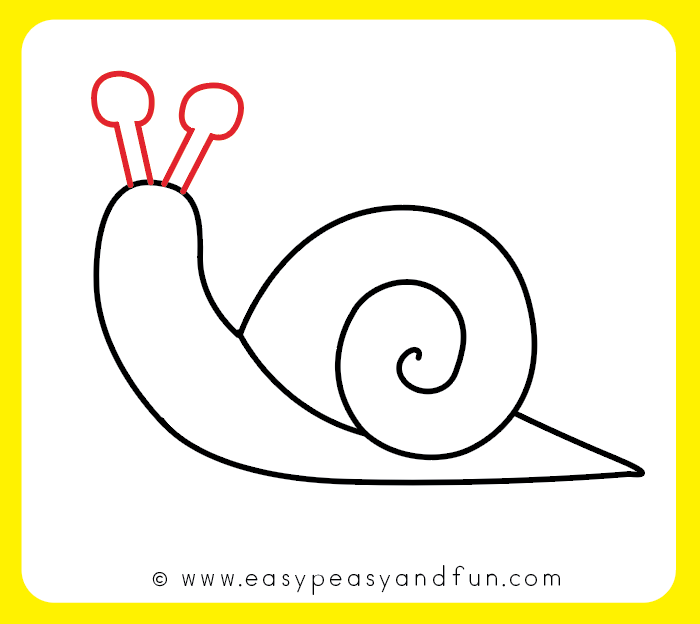 700x624 How To Draw A Snail - Snail Line Drawing