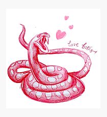 210x230 Snake Bites Drawing Photographic Prints Redbubble - Snake Biting Drawing