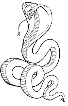 236x368 Snake Drawings For Kids King Cobra Coloring Pages Backyard - Snake Drawing For Kid