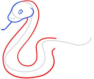 302x254 How To Draw How To Draw A Snake For Kids - Snake Drawing Images