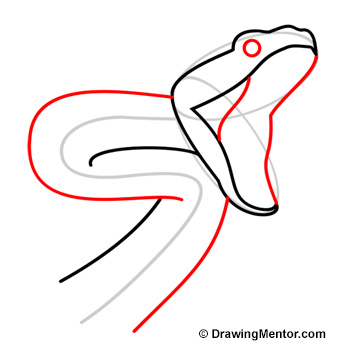 350x350 How To Draw A Snake - Snake Drawing Pictures