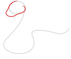 302x254 How To Draw How To Draw A Snake For Kids - Snake Drawing Step By Step
