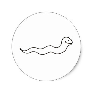 307x307 Black Snake Drawing Gifts On Zazzle - Snake Line Drawing