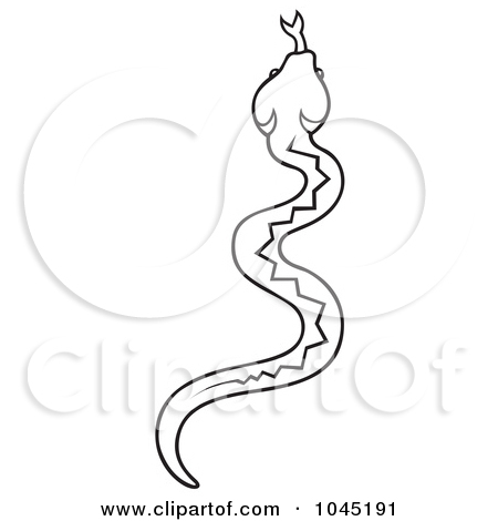 450x470 Snake Head Outline Clipart - Snake Outline Drawing