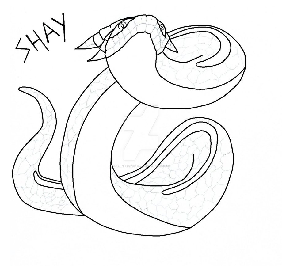920x868 Snake Outline - Snake Outline Drawing