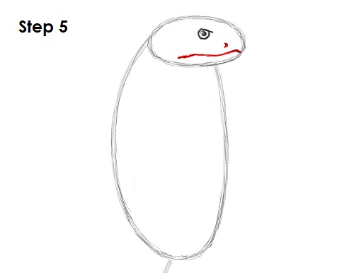 500x386 How To Draw A Snake - Snake Picture Drawing