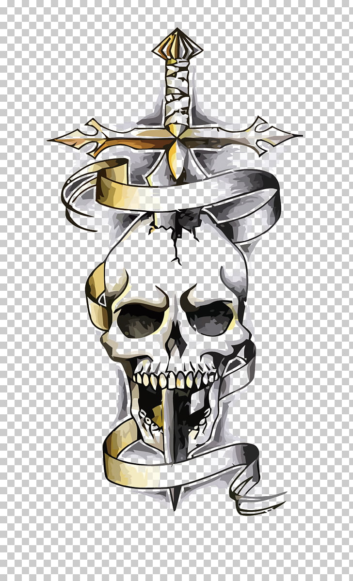 728x1199 snake dragon human skull symbolism tattoo drawing, skeleton, sword - Snake Skeleton Drawing