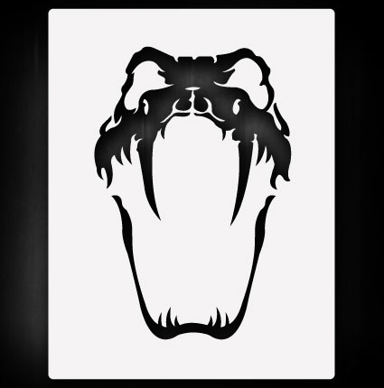 425x430 Snake Skull - Snake Skull Drawing