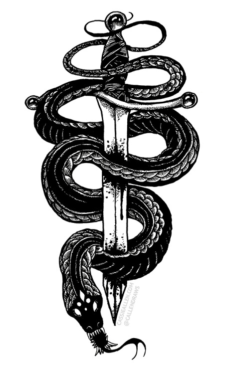 Snake Tattoo Drawing at PaintingValley.com | Explore collection of ...