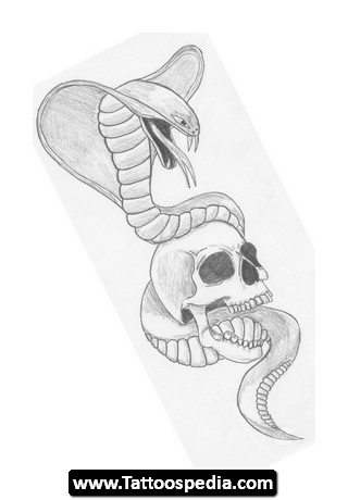 320x460 Snake Tattoo Drawings - Snake Tattoo Drawing