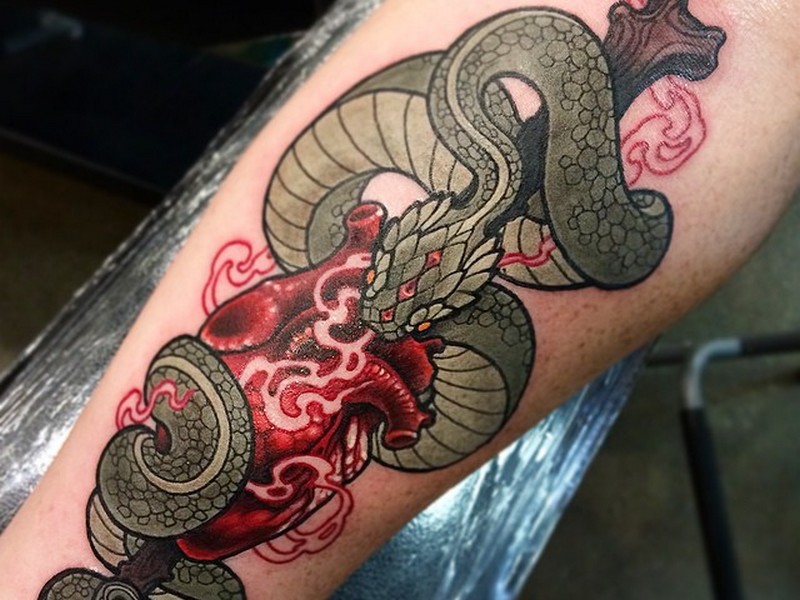800x600 Best Healing Snake Tattoo Designs Meanings - Snake Tattoo Drawing