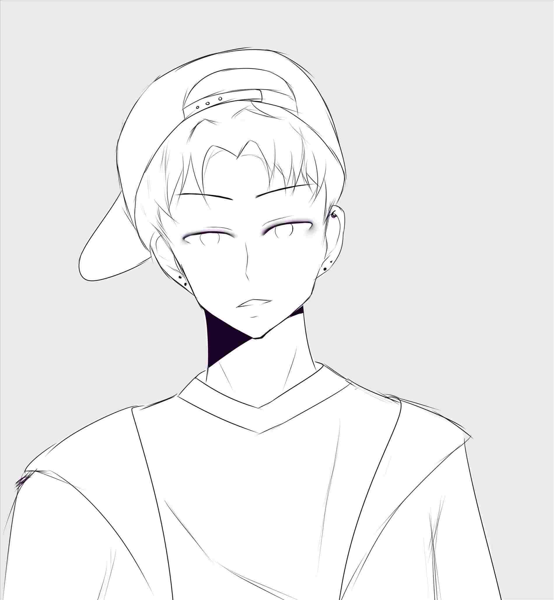 1899x2054 drawing with bandana and gun tattoo design gangstas guns - Snapback Drawing