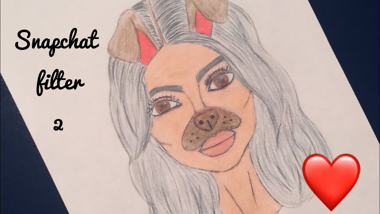 1280x720 draw a snapchat filter girl - Snapchat Filter Drawings