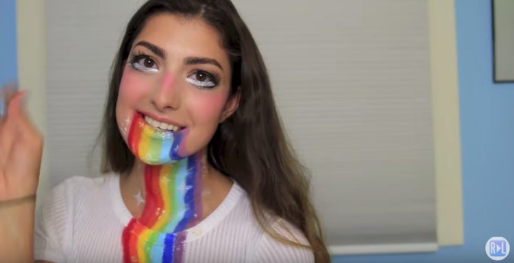 750x384 how to do a snapchat rainbow filter halloween costume - Snapchat Filter Drawings