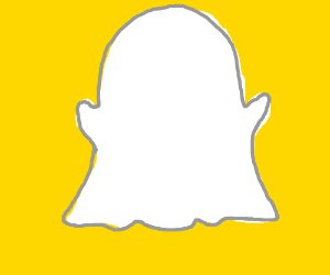 300x250 Snapchat Logo Drawing - Snapchat Logo Drawing