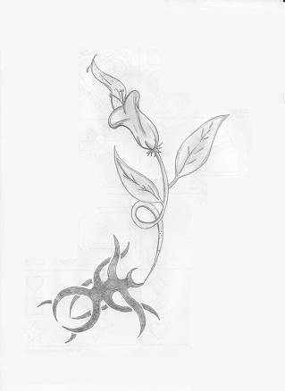 319x438 snapdragon flower tattoo group with items - Snapdragon Flower Drawing