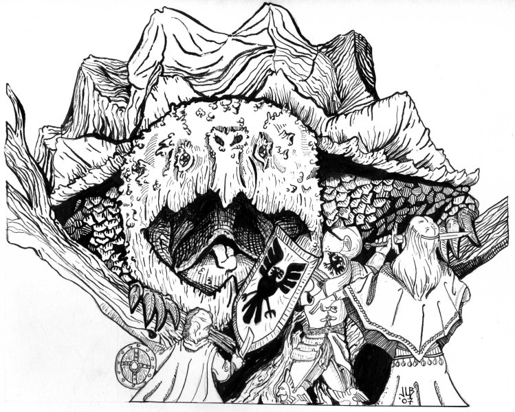 749x600 giant snapping turtle attack - Snapping Turtle Drawing