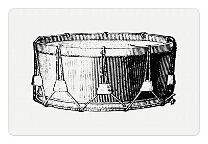 425x295 lunarable snare drum pet mat for food and water - Snare Drum Drawing