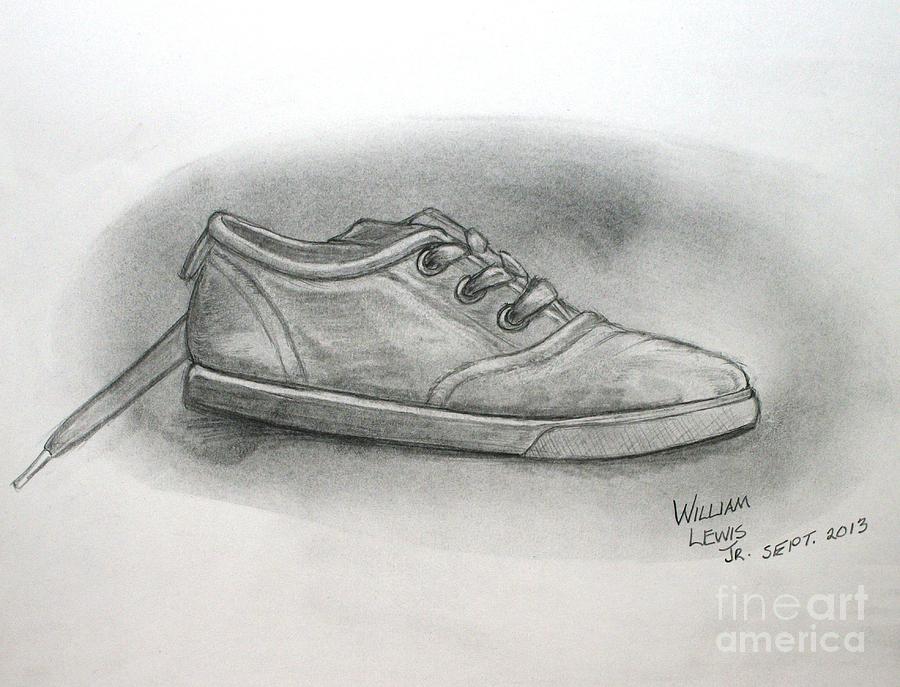 Sneaker Drawing at PaintingValley.com | Explore collection of Sneaker ...