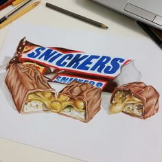 236x236 Best Colored Pencil Chocolate Candy Images Colouring - Snickers Drawing