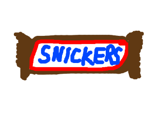 300x250 Snickers Bar Drawing - Snickers Drawing