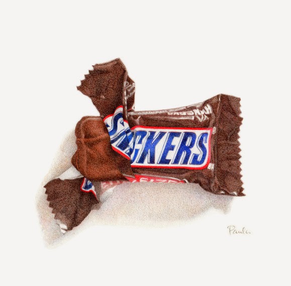579x570 Drawing A Fine Line Snickers Bar - Snickers Drawing