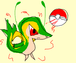 300x250 Snivy Drawing - Snivy Drawing