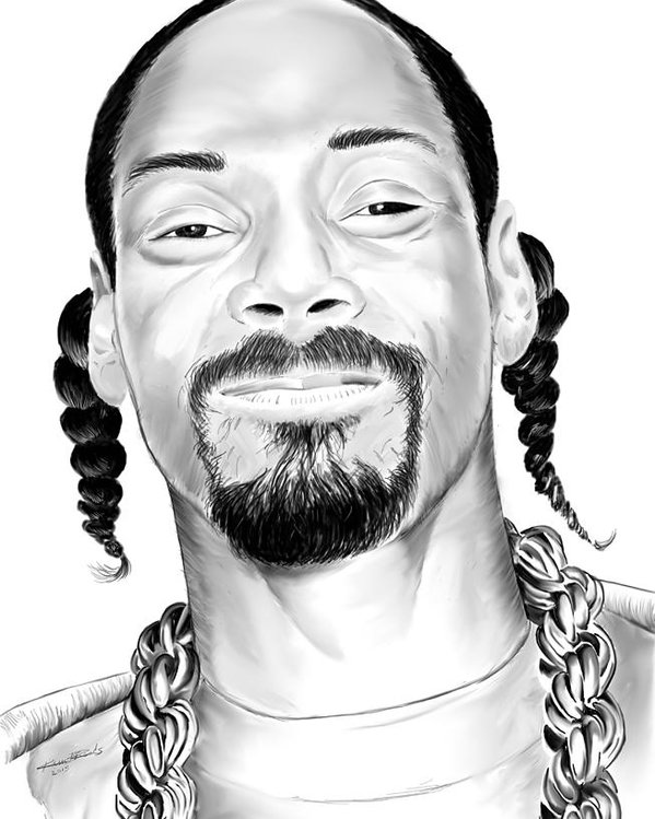 599x749 Snoop Dogg Poster - Snoop Dogg Drawing