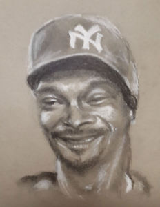 232x300 Snoop Dogg Portrait Drawing On Toned Gray Paper Inch Ebay - Snoop Dogg Drawing