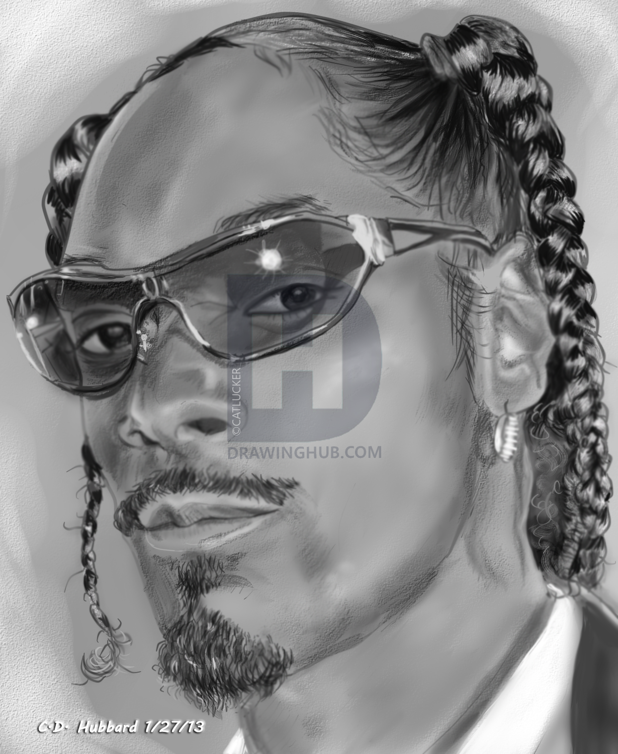 1229x1500 How To Draw Snoop Dogg, Step - Snoop Dogg Drawing