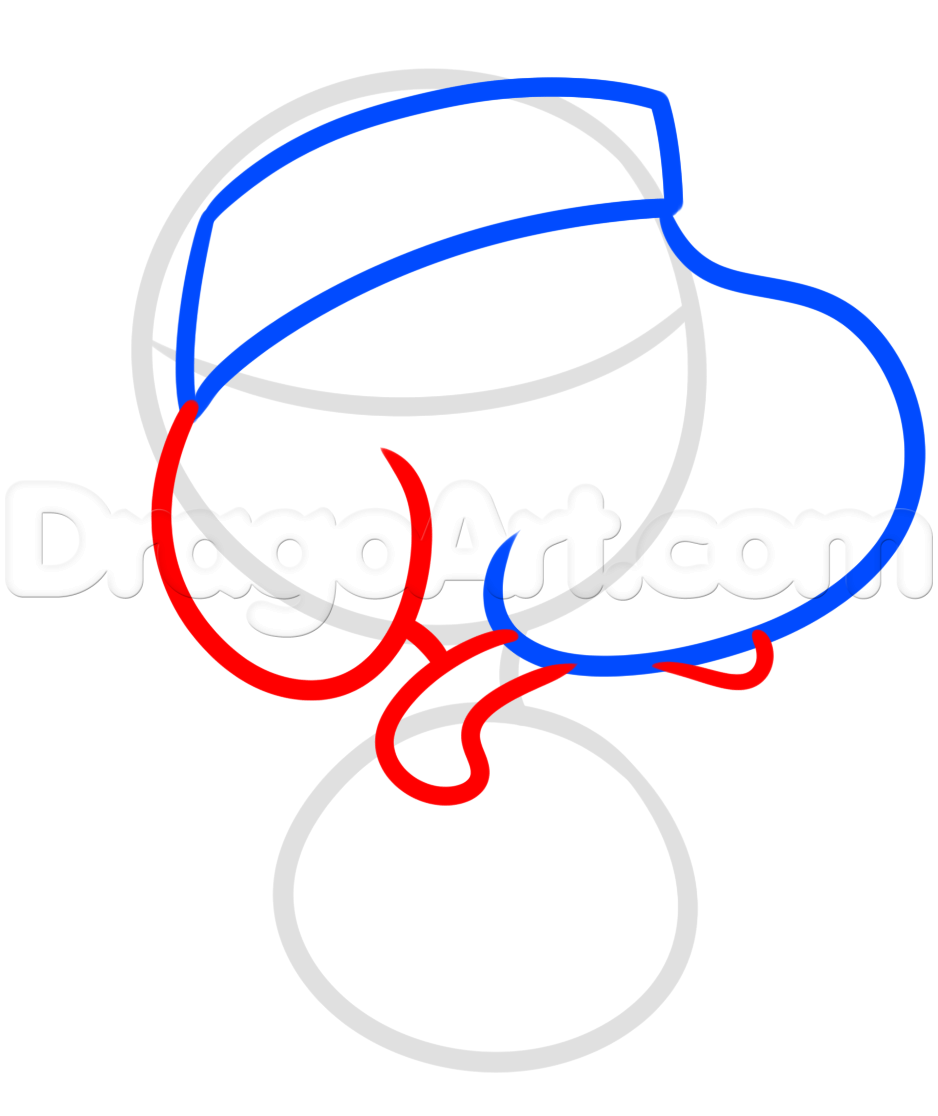 938x1116 how to draw christmas snoopy, step - Snoopy Christmas Drawing