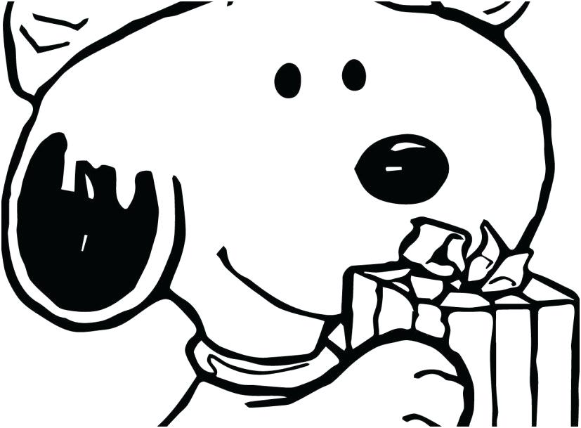 827x609 snoopy christmas coloring pages opulent design ideas printable - Snoopy Christmas Drawing