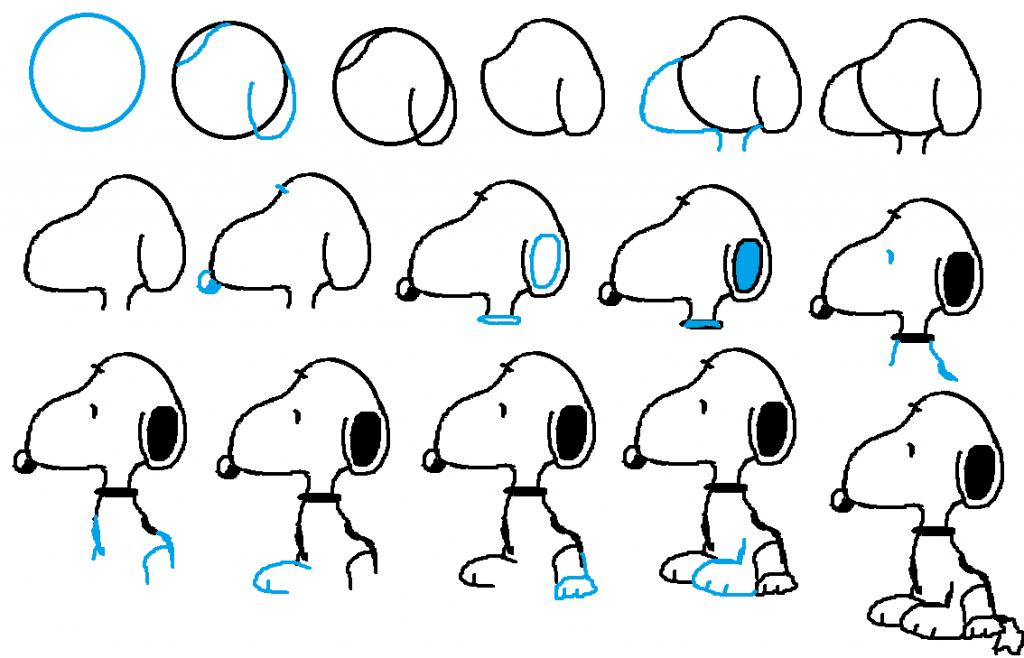 1024x658 how to draw snoopy amsing snoopy drawing, drawings, snoopy - Snoopy Drawing