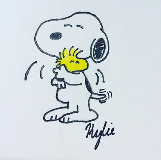 320x318 snoopy drawings on paigeeworld pictures of snoopy - Snoopy Drawing