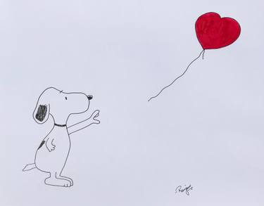 375x293 snoopy drawing - Snoopy Drawing Pictures
