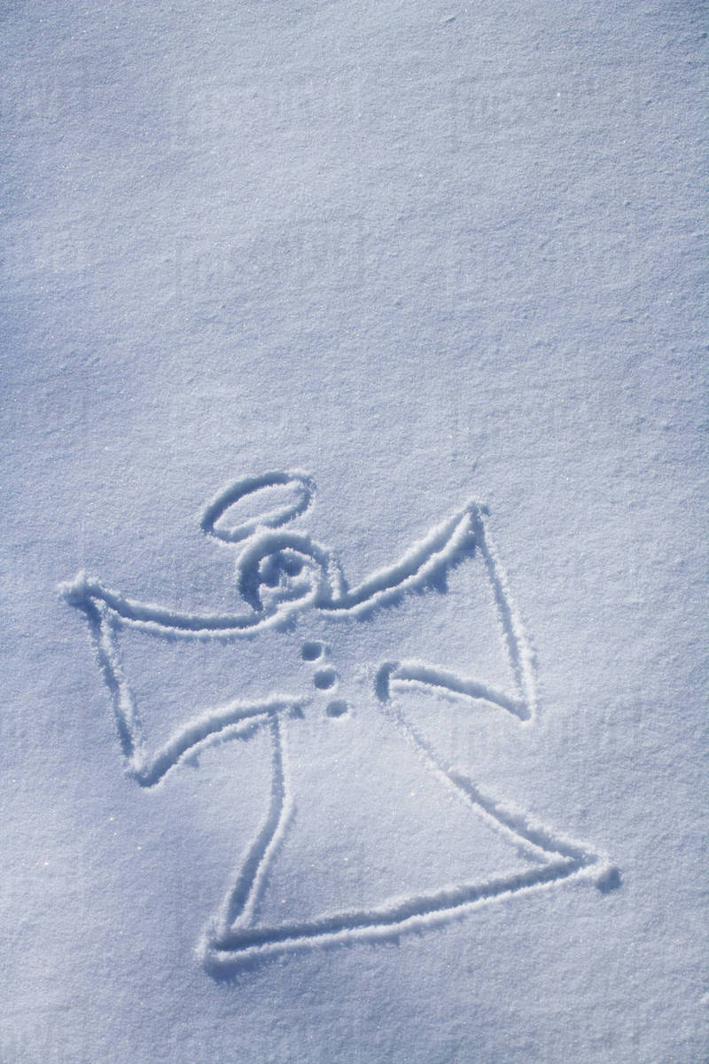 Snow Angel Drawing at Explore collection of Snow