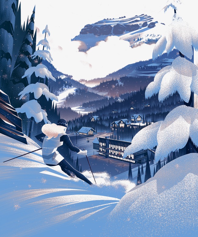 650x778 snow capped mountains plants draw people, plants clipart, people - Snow Capped Mountain Drawing