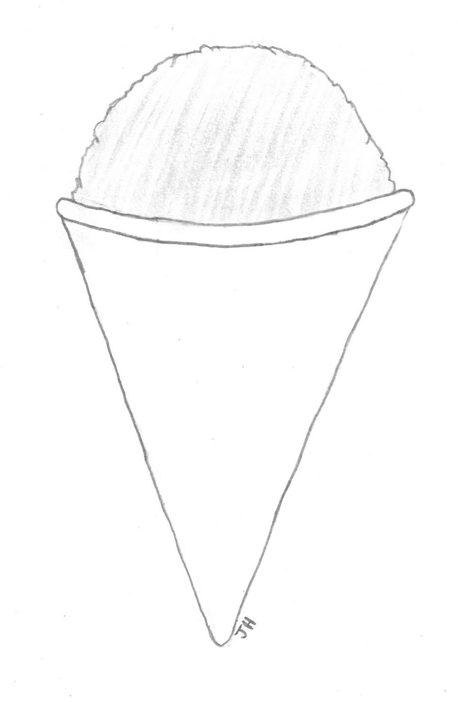 Snow Cone Drawing at Explore collection of Snow
