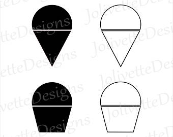 340x270 snow cone etsy - Snow Cone Drawing