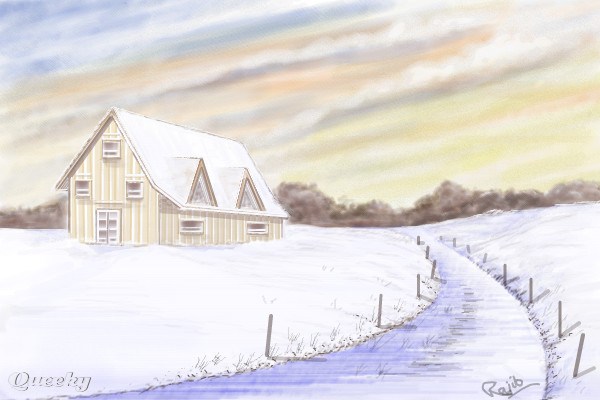 600x400 Easy Landscape Drawing Snow Pictures And Ideas On Pro Landscape - Snow Landscape Drawing