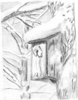 321x410 Starrpoint Drawing Snow In The Winter Landscape, Part - Snow Landscape Drawing