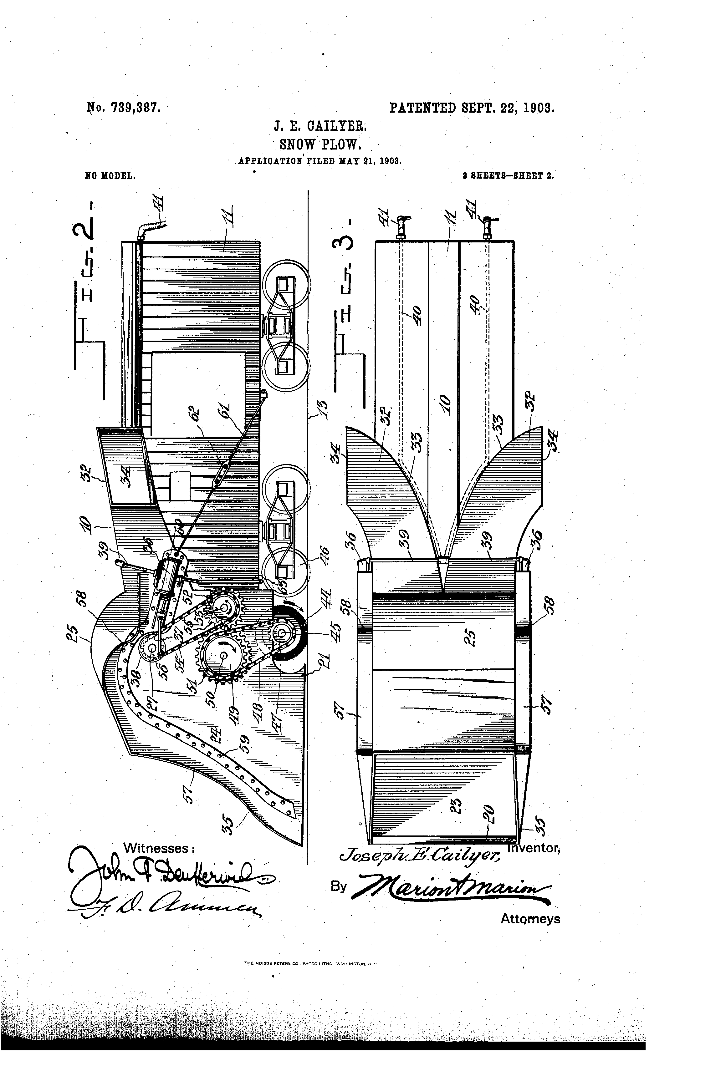 2320x3408 Patent - Snow Plow Drawing